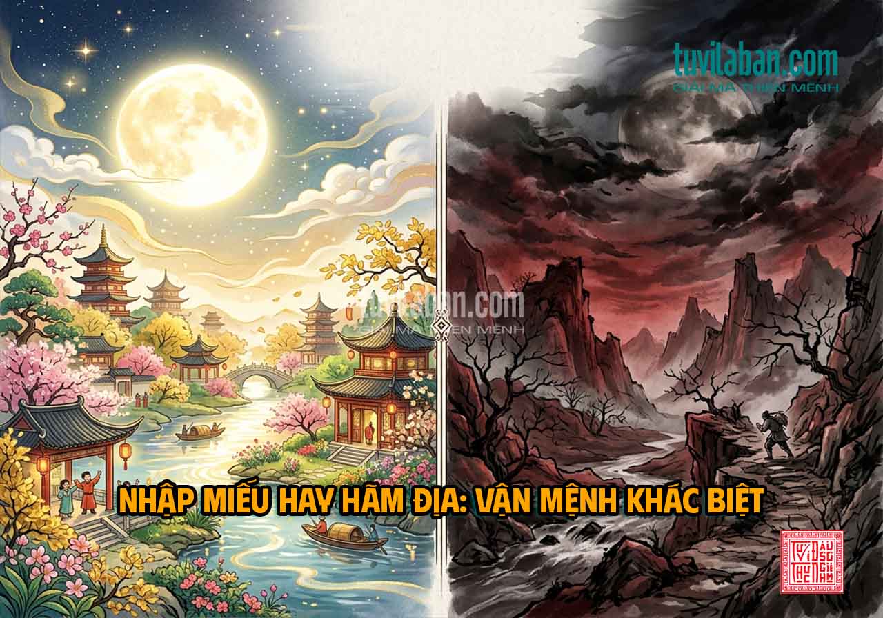 THÁI ÂM Ở Cung MỆNH: Nhập Miếu Hay Hãm Địa?