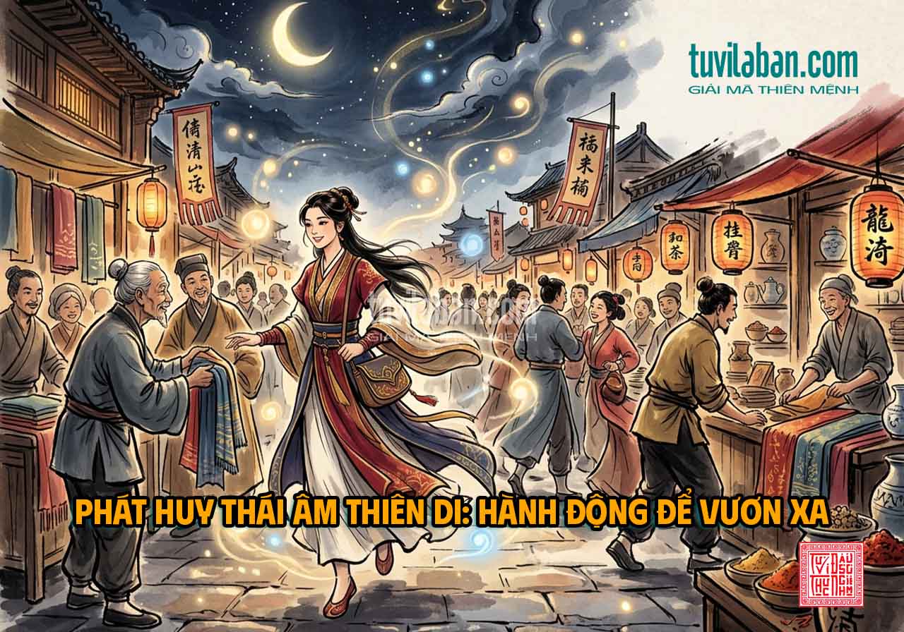 Lời Khuyên Hành Động: Phát Huy THÁI ÂM Ở THIÊN DI