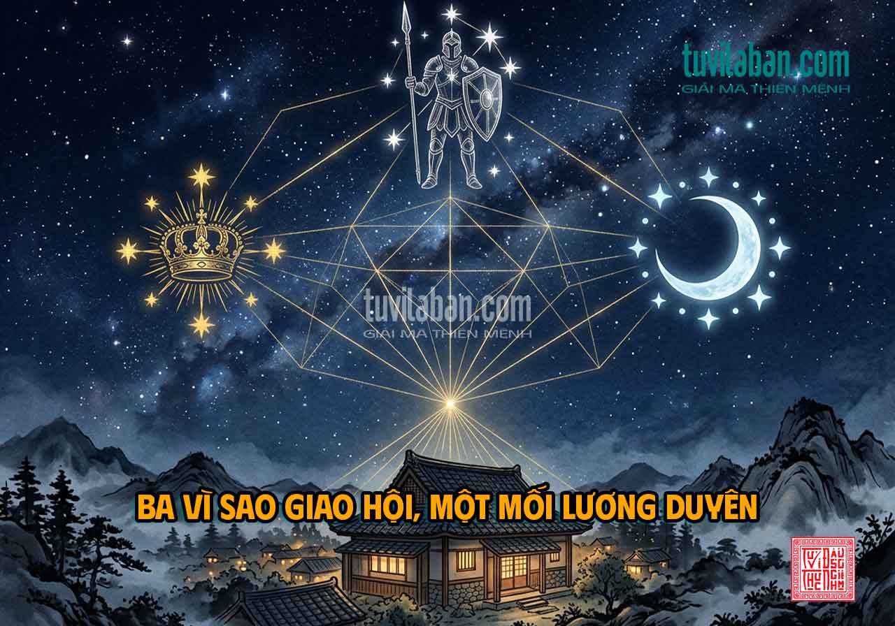 VŨ KHÚC Gặp Sao Khác Tại PHU THÊ — Hội, Xung, Đồng Cung