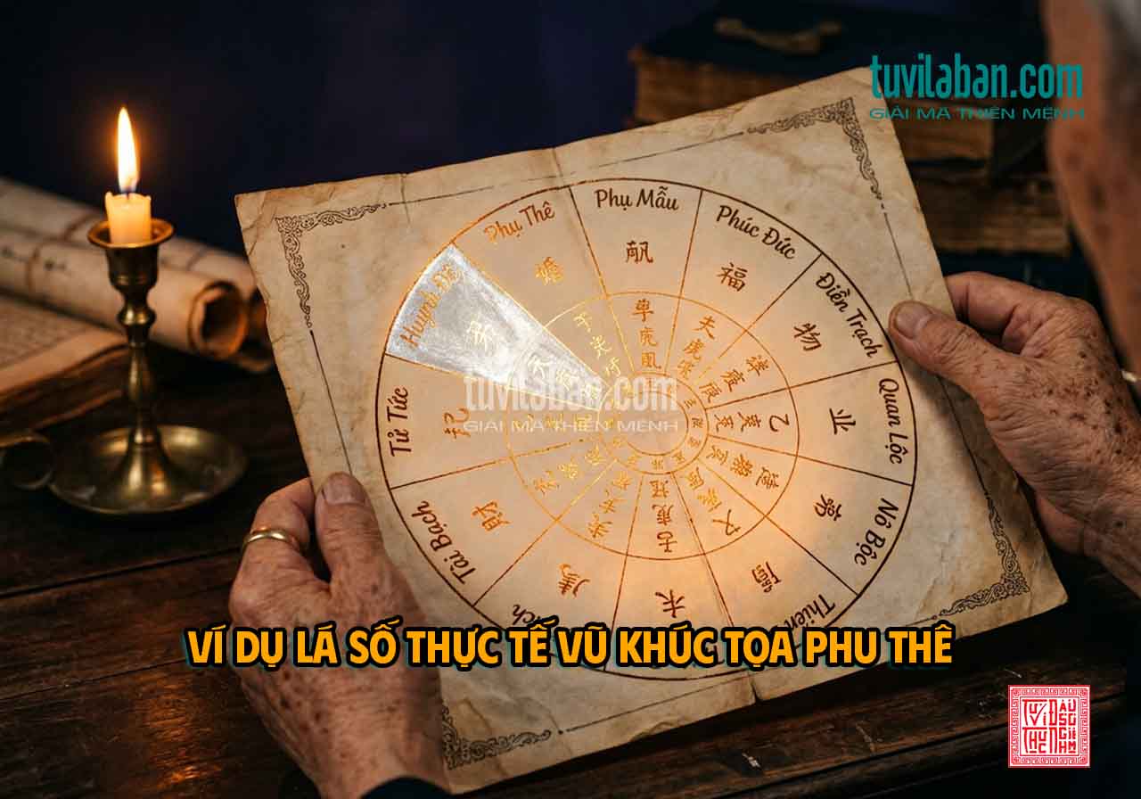 Ví Dụ Lá Số Thực Tế — VŨ KHÚC Trong Hoàn Cảnh Hôn Nhân