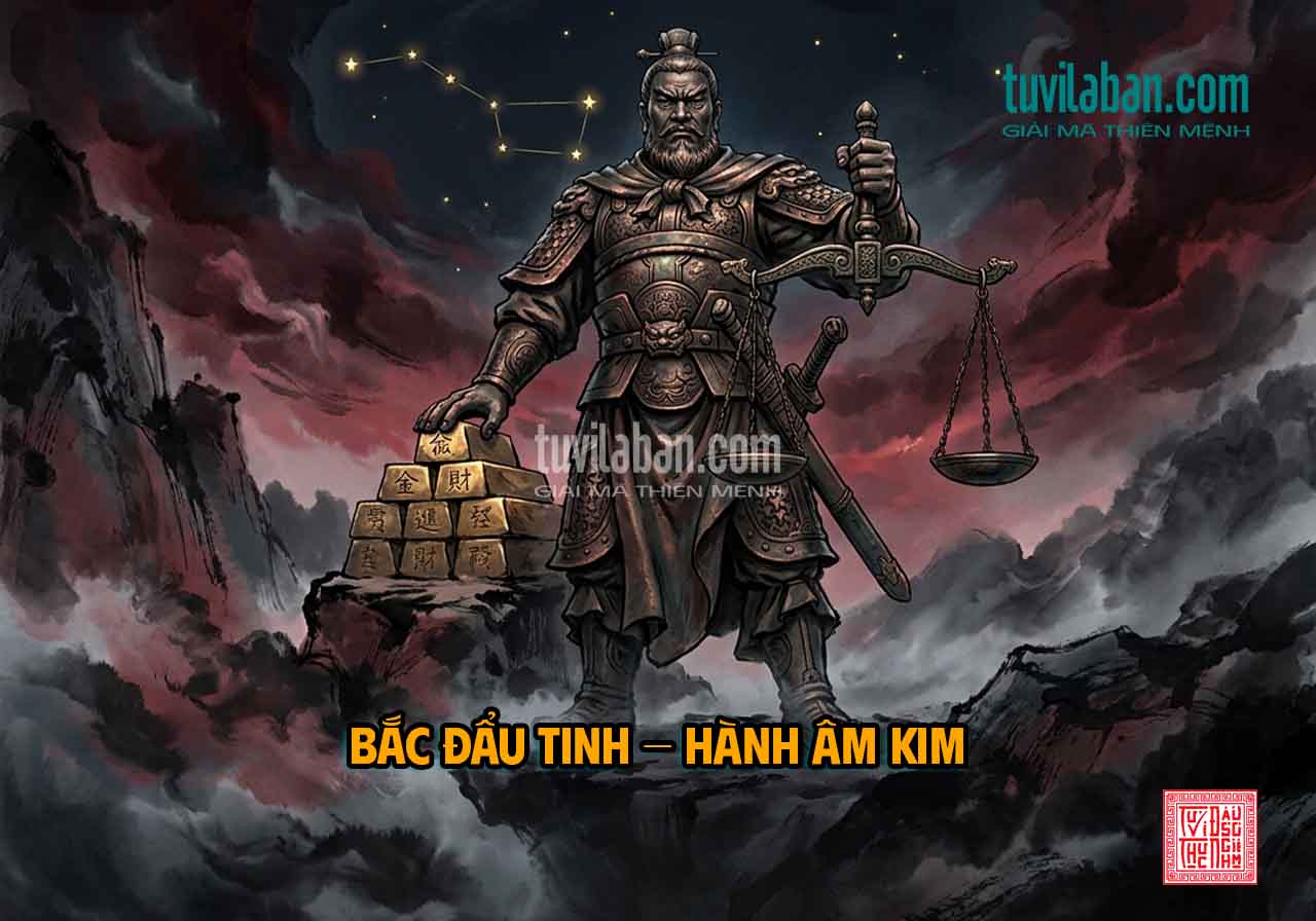 VŨ KHÚC Tọa Cung TÀI BẠCH: Giải Mã Tài Lộc và Cơ Chế Quản