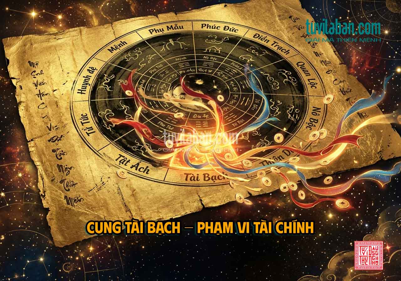Cung TÀI BẠCH Trong Tử Vi — Phạm Vi Quản Lý Tài Chính