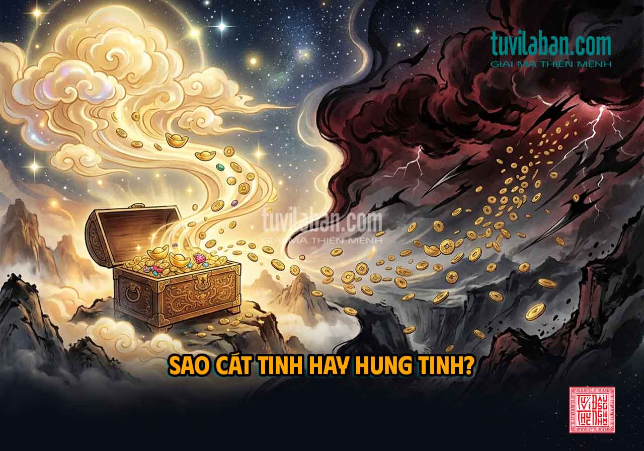 Tổ Hợp Sao Tốt & Xấu Khi VŨ KHÚC Cư TÀI BẠCH