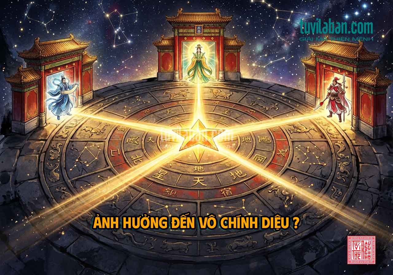 VŨ KHÚC Tọa TÀI BẠCH — Ảnh Hưởng Đến Các Cung Vô Chính Diệu Liên Quan