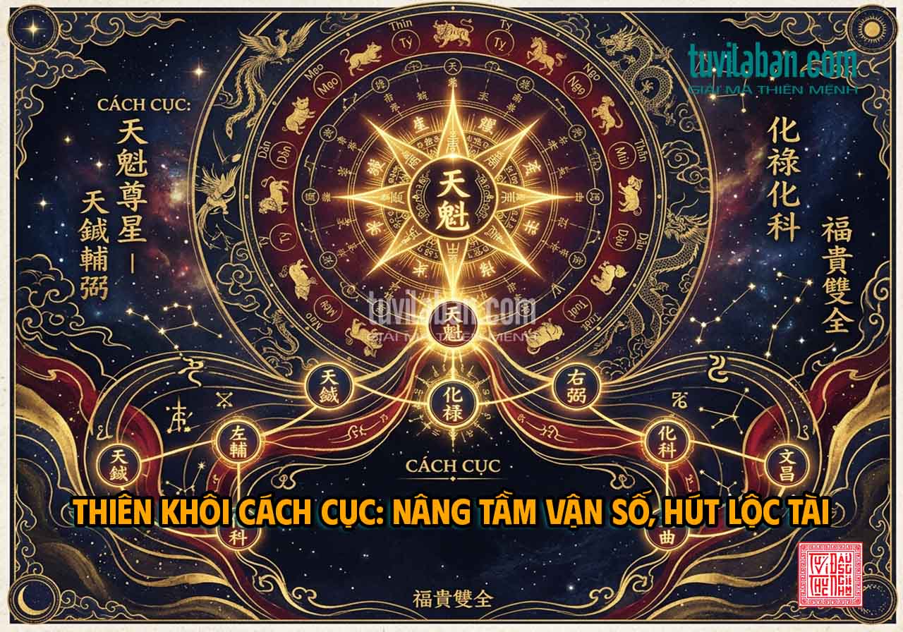 Cách Cục Nổi Bật Của THIÊN KHÔI Trong Tử Vi Đẩu Số