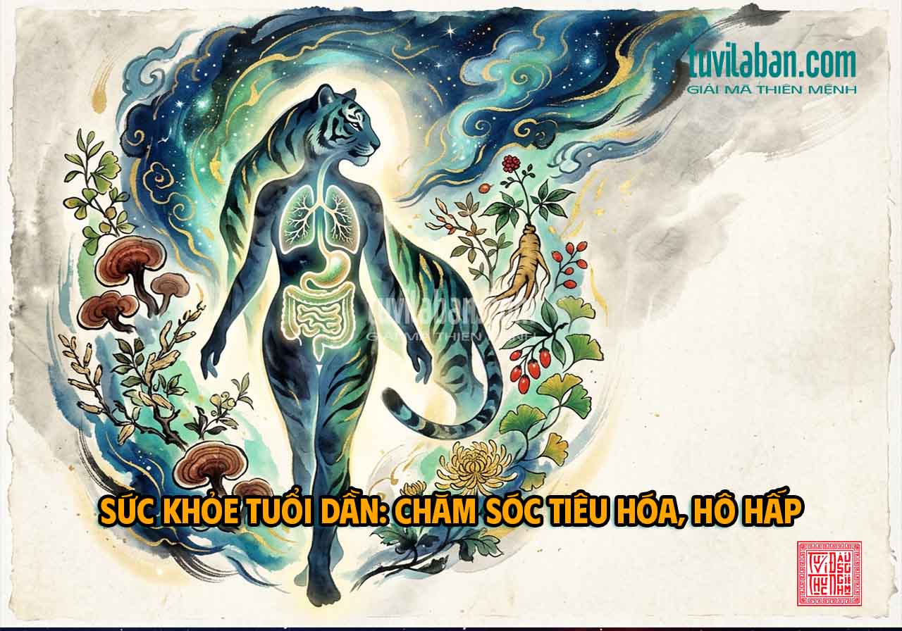 SỨC KHỎE TUỔI DẦN THÁNG 10: CHÚ TRỌNG HỆ TIÊU HÓA VÀ HÔ HẤP