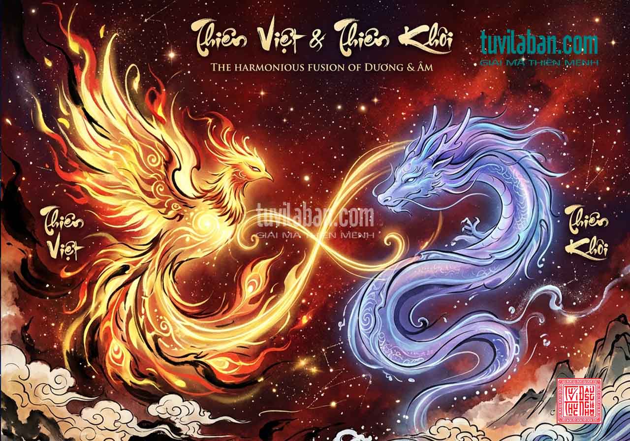 So Sánh THIÊN VIỆT & THIÊN KHÔI: Âm Dương Quý Nhân & Cơ Chế Hỗ