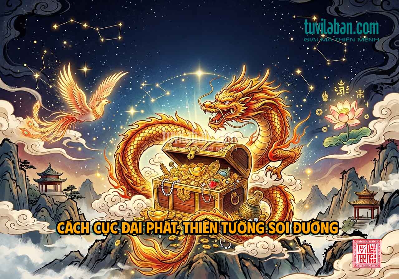 Cách Cục Tài Lộc Nổi Bật – Khi Nào THIÊN TƯỚNG Phát Huy Mạnh Nhất