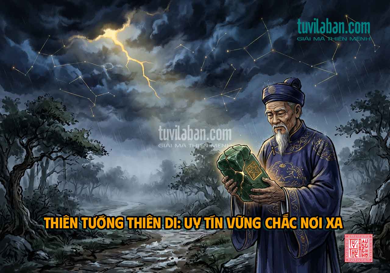 THIÊN TƯỚNG Tọa Cung THIÊN DI: Uy Tín & Thành Công Nơi Xa