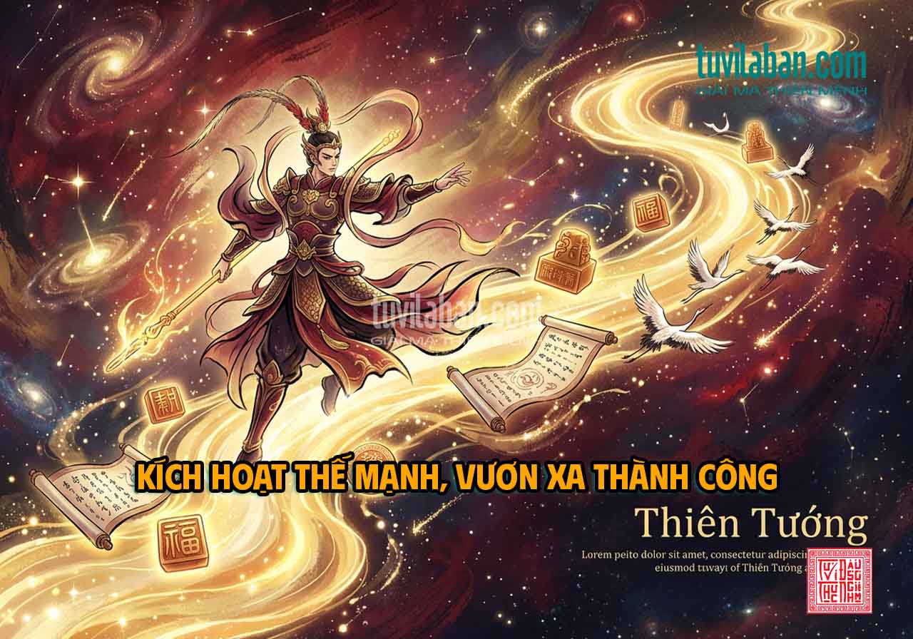 THIÊN TƯỚNG Tại THIÊN DI: Thế Mạnh & Điều Kiện Kích Hoạt