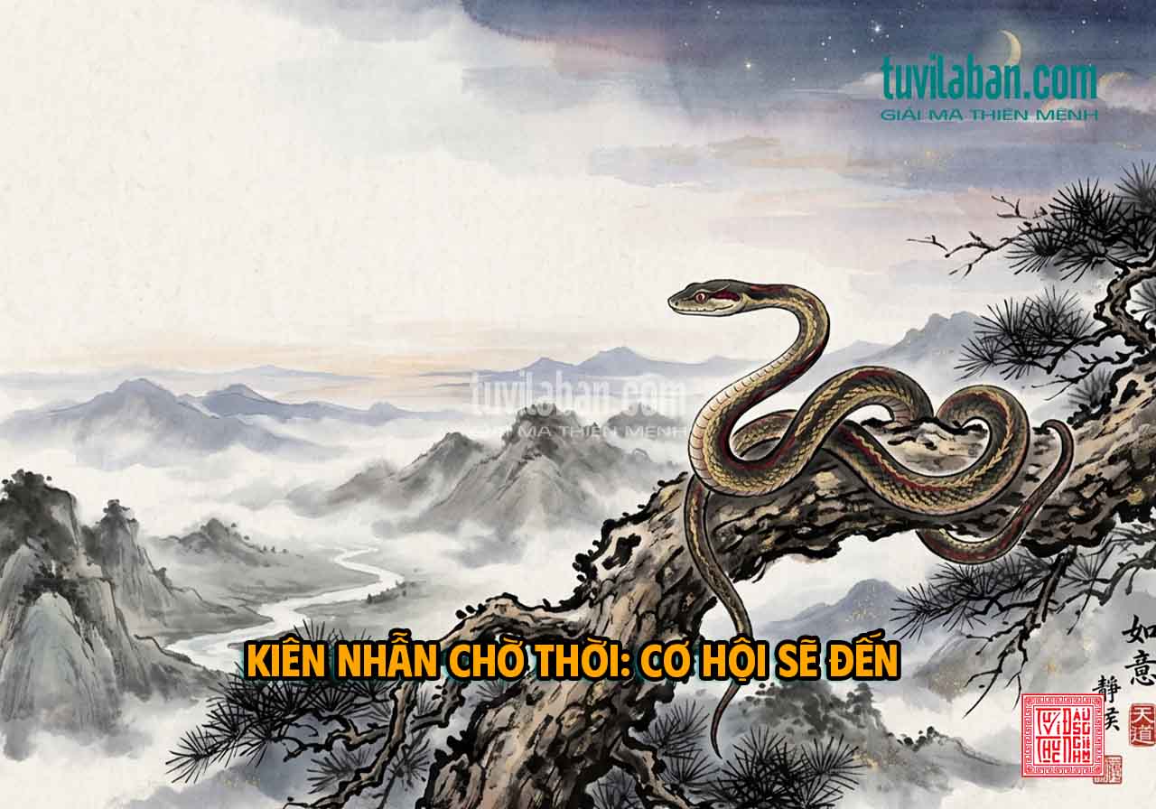 SỰ NGHIỆP TUỔI TỴ THÁNG 10: KIÊN NHẪN CHỜ THỜI
