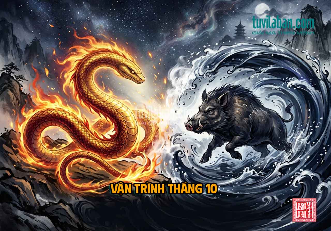 Tử Vi Tháng 10 Âm Lịch Tuổi Tỵ: Đối Mặt Tỵ Hợi Tương Xung