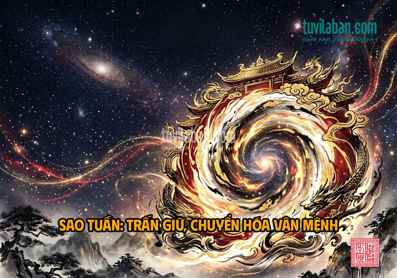 Sao TUẦN Trong Tử Vi Đẩu Số: Cơ Chế Trấn Giữ, Chuyển Hóa Vận Mệnh