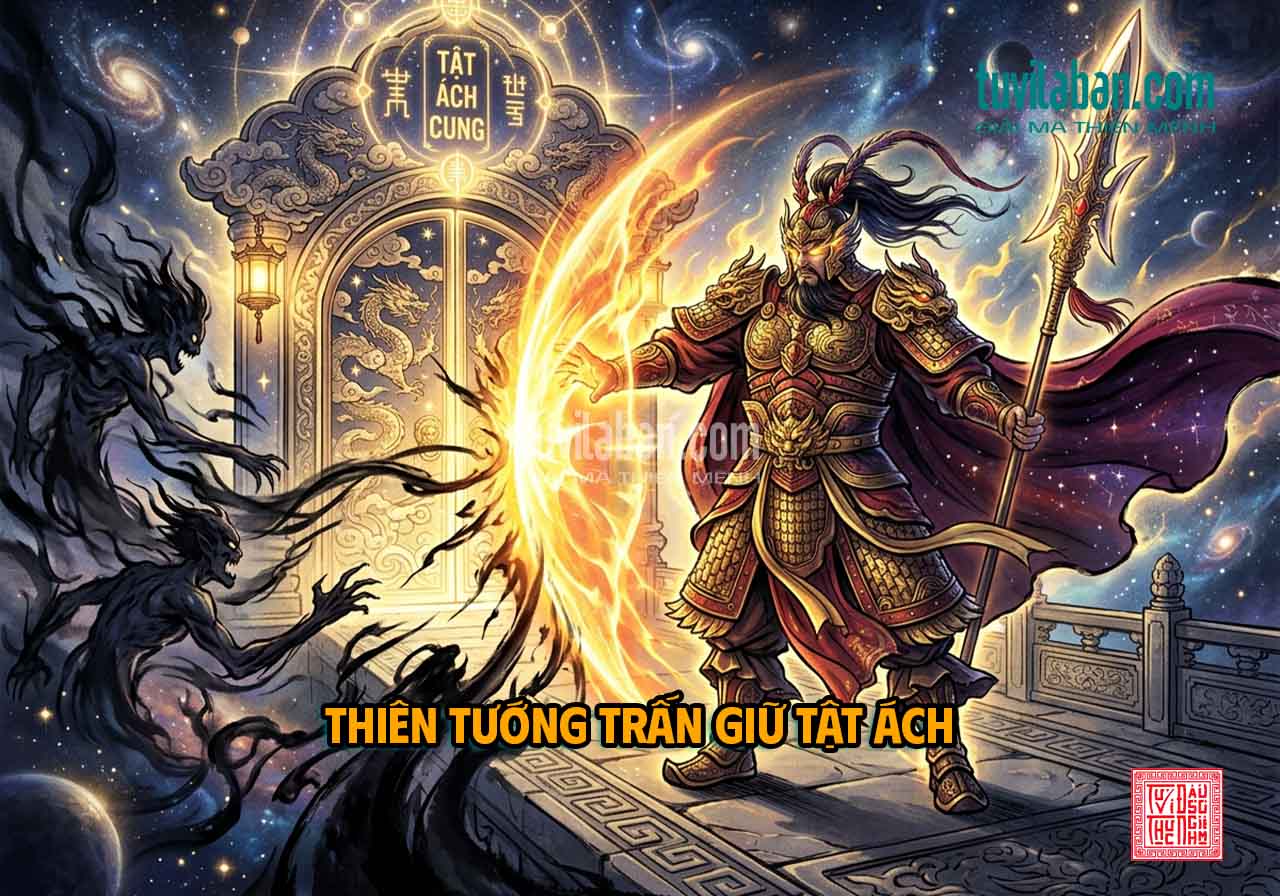 Thiên Tướng Tọa Cung Tật Ách: Cơ Chế Quản Trị Sức Khỏe