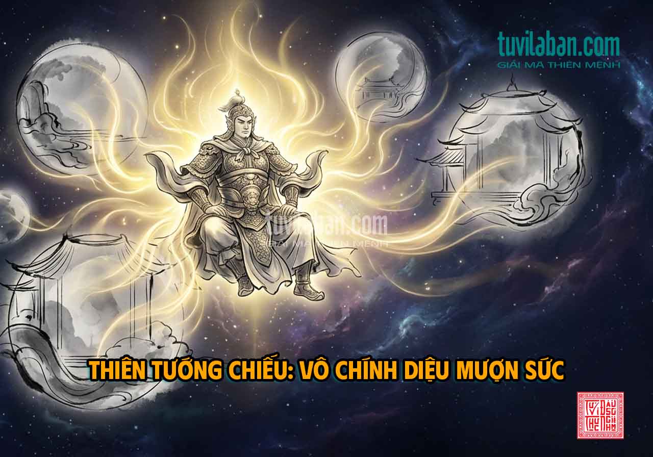 THIÊN TƯỚNG TỌA TỬ TỨC — ẢNH HƯỞNG ĐẾN CÁC CUNG VÔ CHÍNH DIỆU