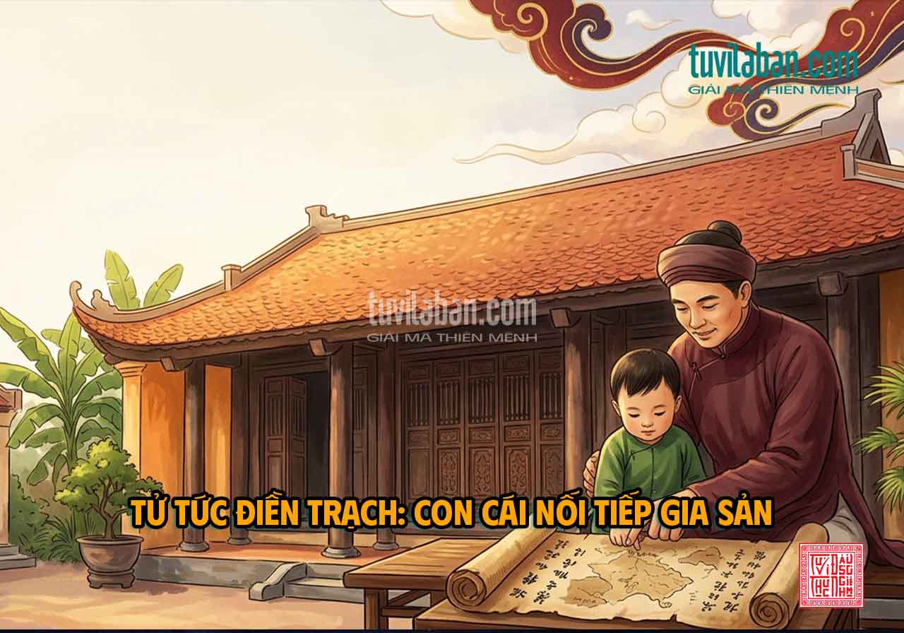 CUNG TỬ TỨC VÀ CUNG ĐIỀN TRẠCH: MỐI LIÊN HỆ GIỮA CON CÁI & GIA SẢN