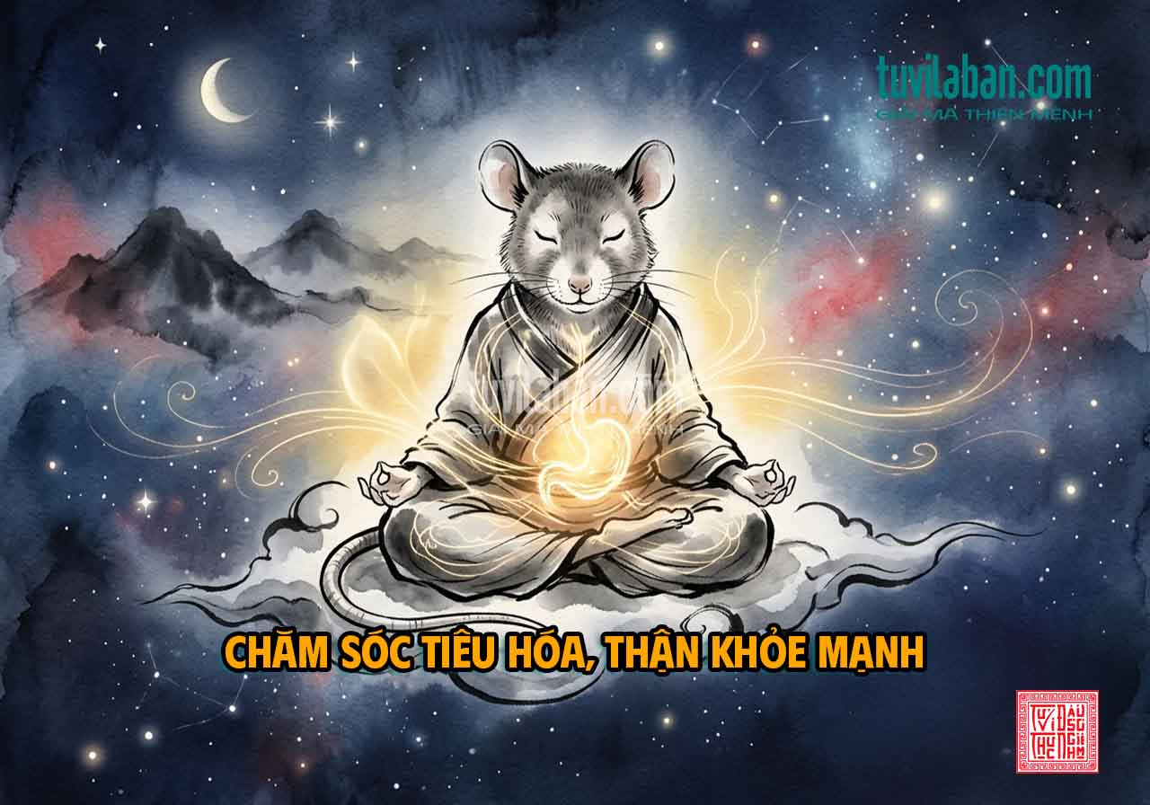 SỨC KHỎE TUỔI TÝ NĂM 2027: CHÚ TRỌNG HỆ TIÊU HÓA VÀ THẬN