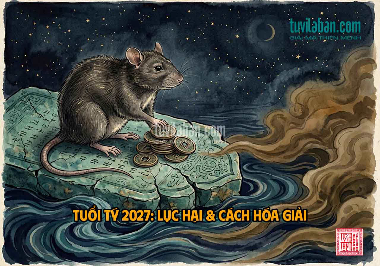Tử Vi Năm 2027 Tuổi Tý: Cục Diện Đinh Mùi Lục Hại — Hóa Giải