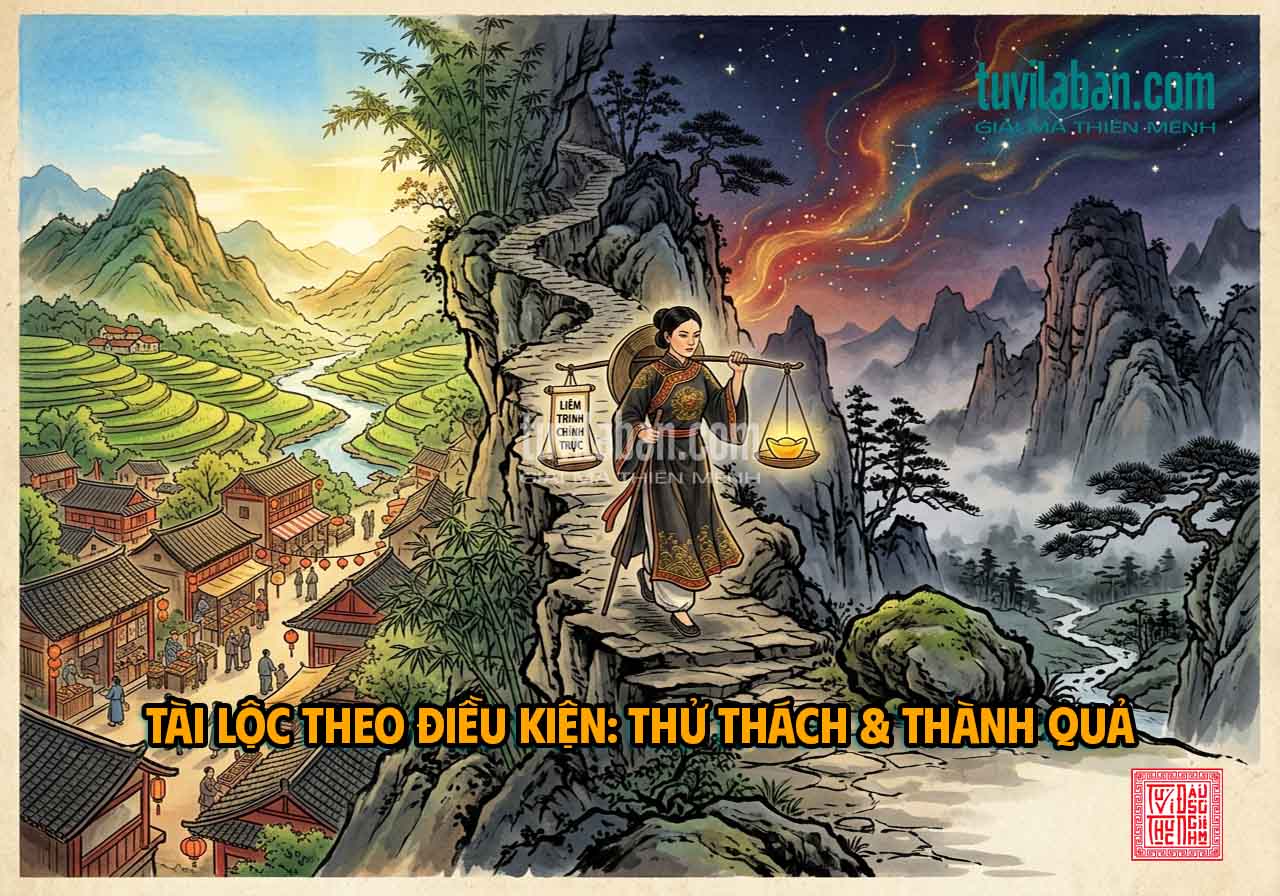 LIÊM TRINH Tọa Cung Tài Bạch: Biểu Hiện Tài Lộc Theo Phá Cách