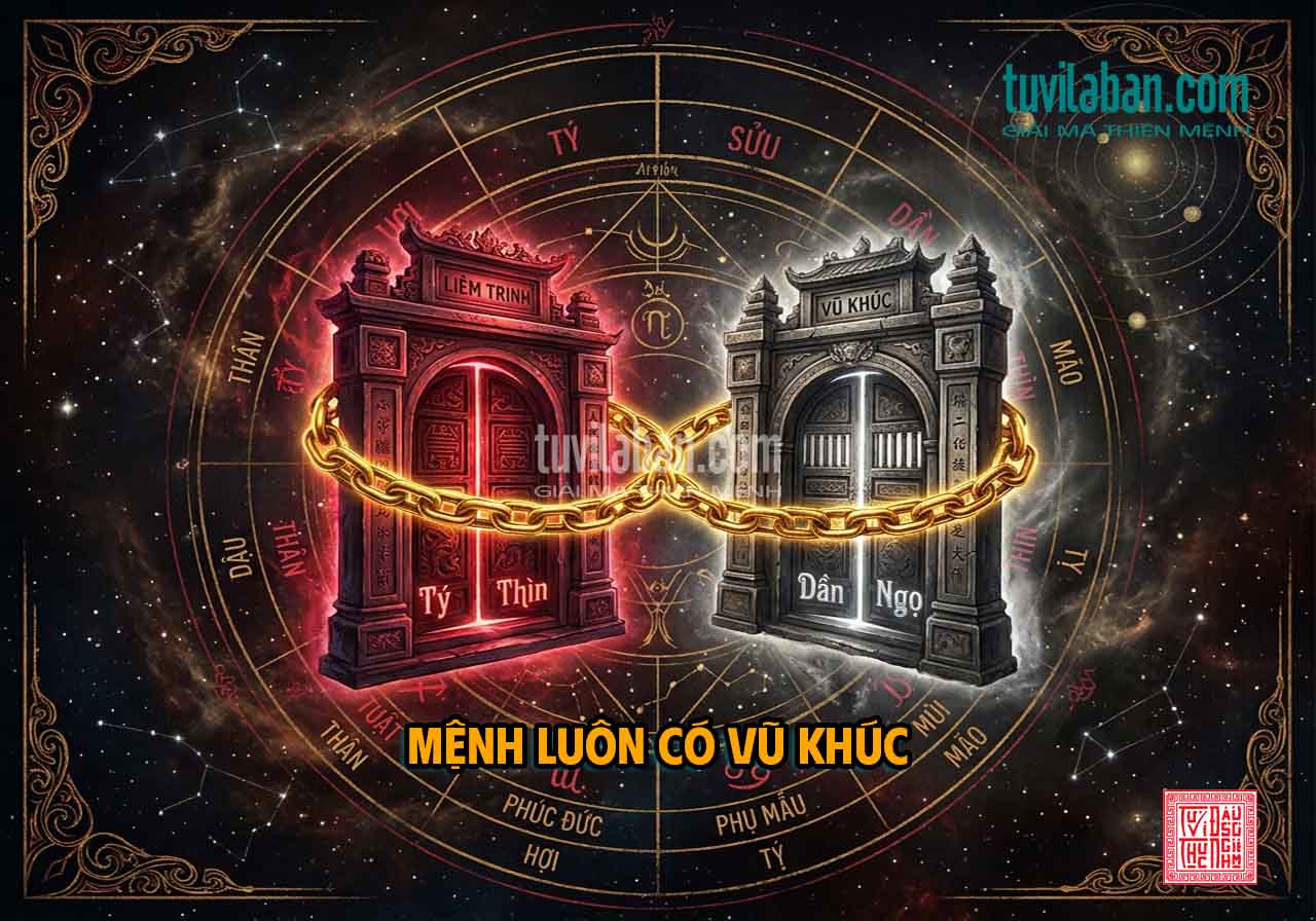 Quy Luật Cấu Trúc Cố Định LIÊM TRINH Tài Bạch Và Cung Mệnh