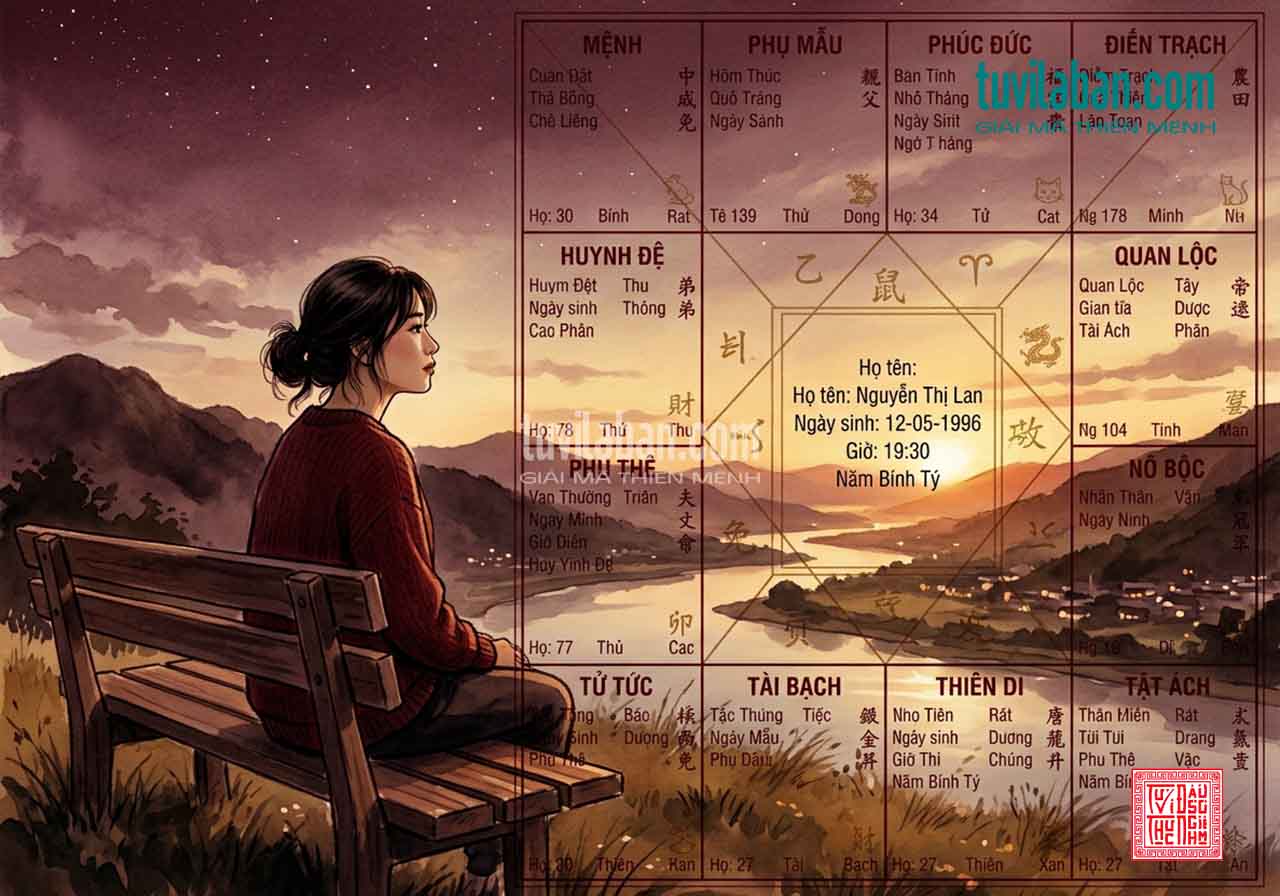 Ví Dụ Lá Số Thực Tế — THIÊN ĐỒNG Ở Mệnh Trong Hoàn Cảnh Cụ Thể