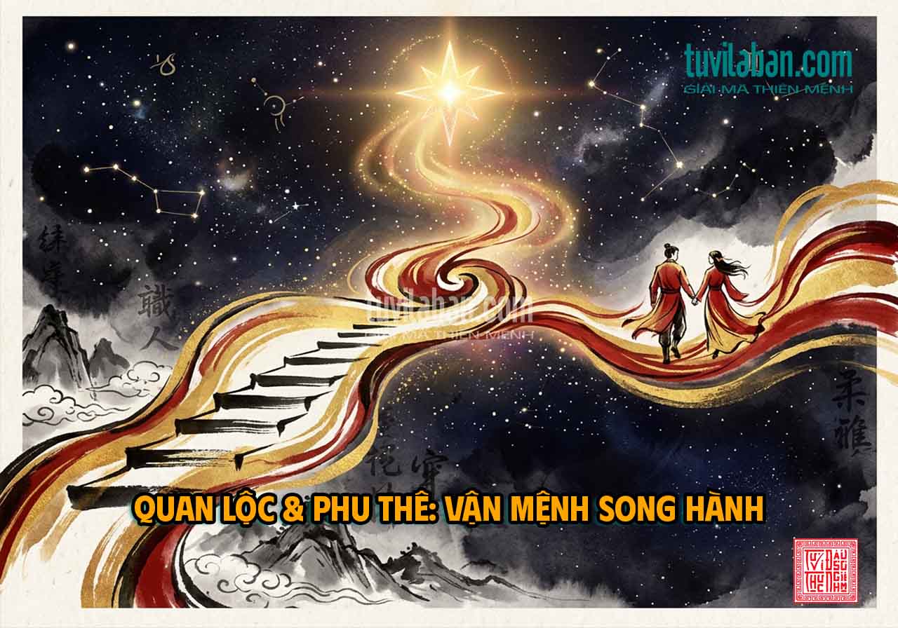 QUAN LỘC Có THIÊN ĐỒNG Kết Hợp Cung Đối — Luận Theo Cặp