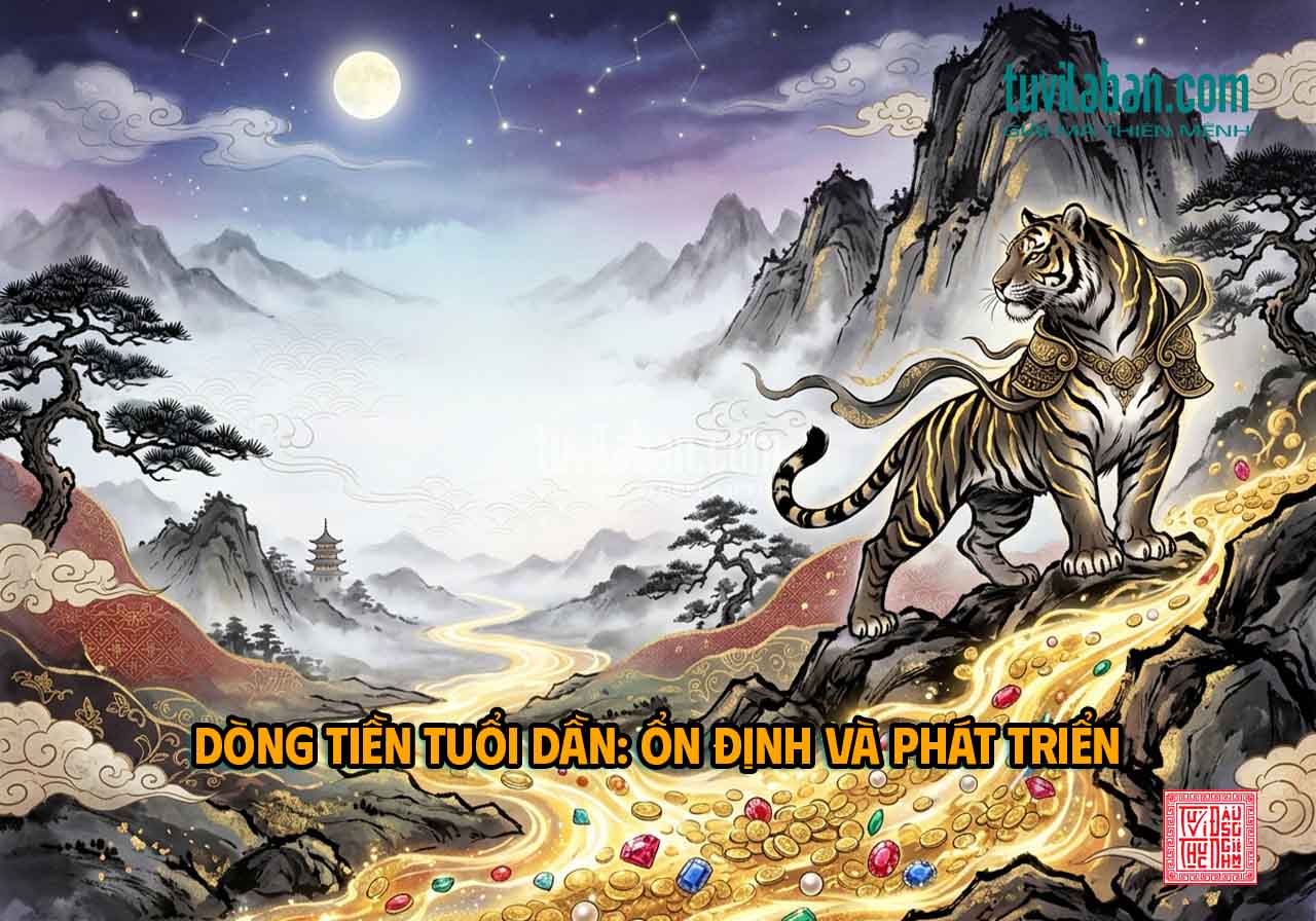 TÀI LỘC TUỔI DẦN NĂM 2027: DÒNG TIỀN ỔN ĐỊNH HAY BIẾN ĐỘNG?