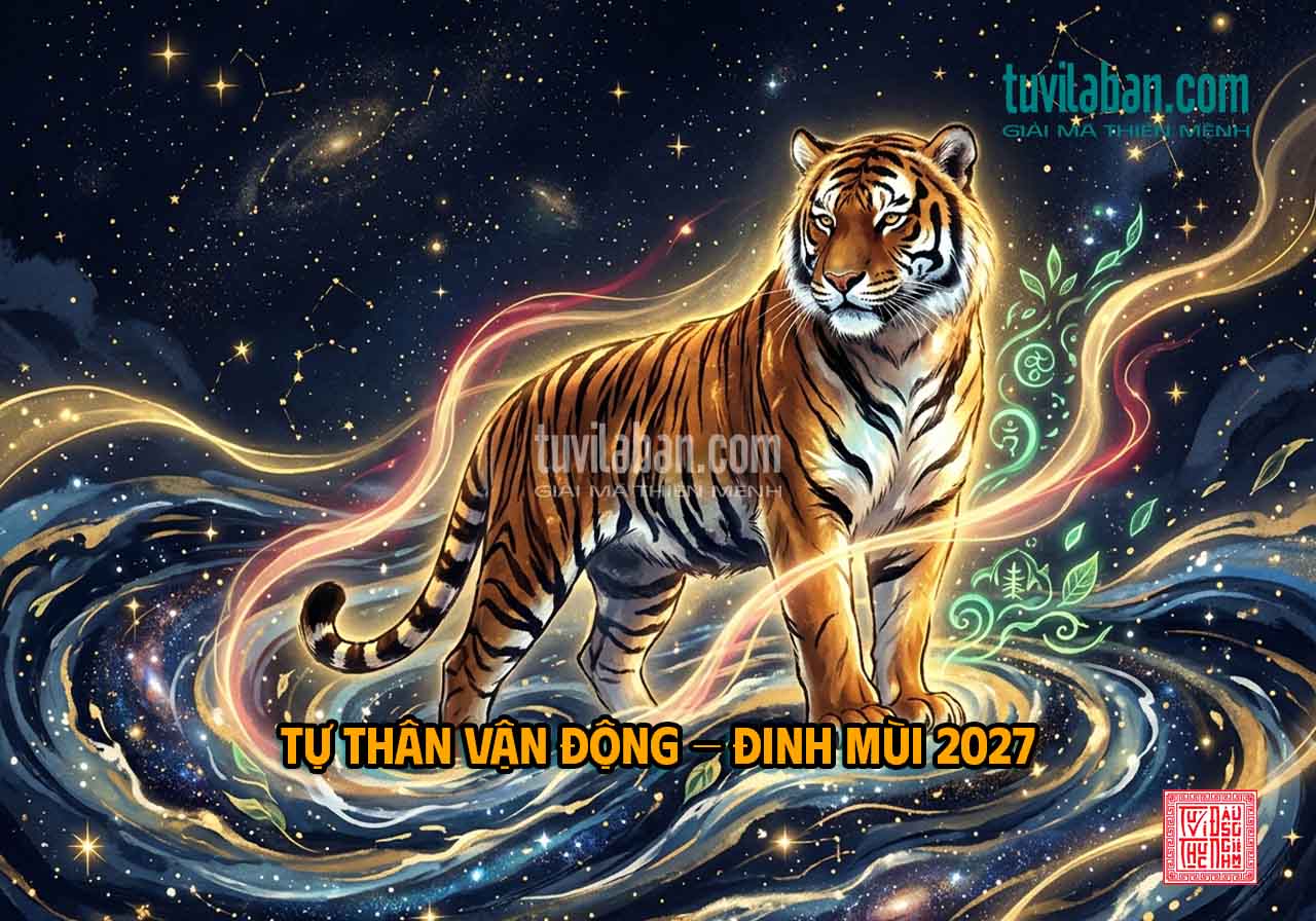 Tử Vi Năm 2027 Tuổi Dần: Cục Diện Đinh Mùi – Tự Thân Vận Động