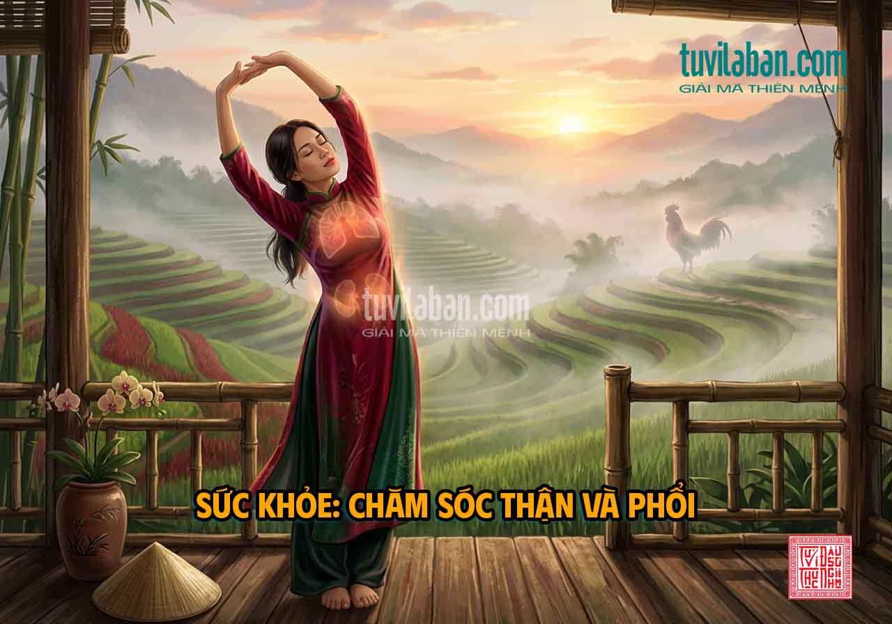 SỨC KHỎE TUỔI DẬU THÁNG HỢI: CHÚ TRỌNG THẬN & PHỔI