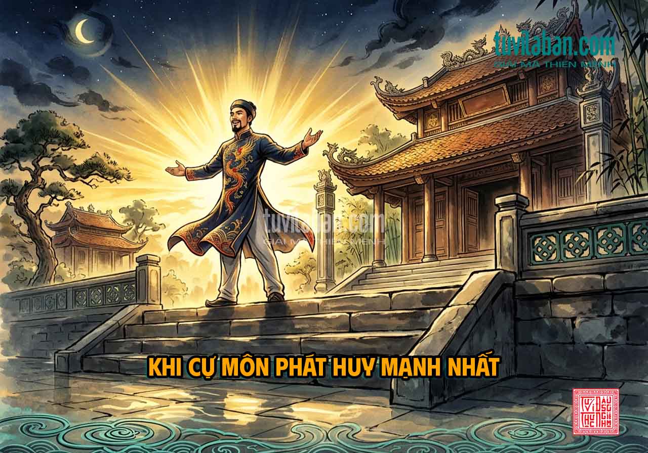 CÁCH CỤC NỔI BẬT — KHI NÀO CỰ MÔN PHÁT HUY MẠNH NHẤT