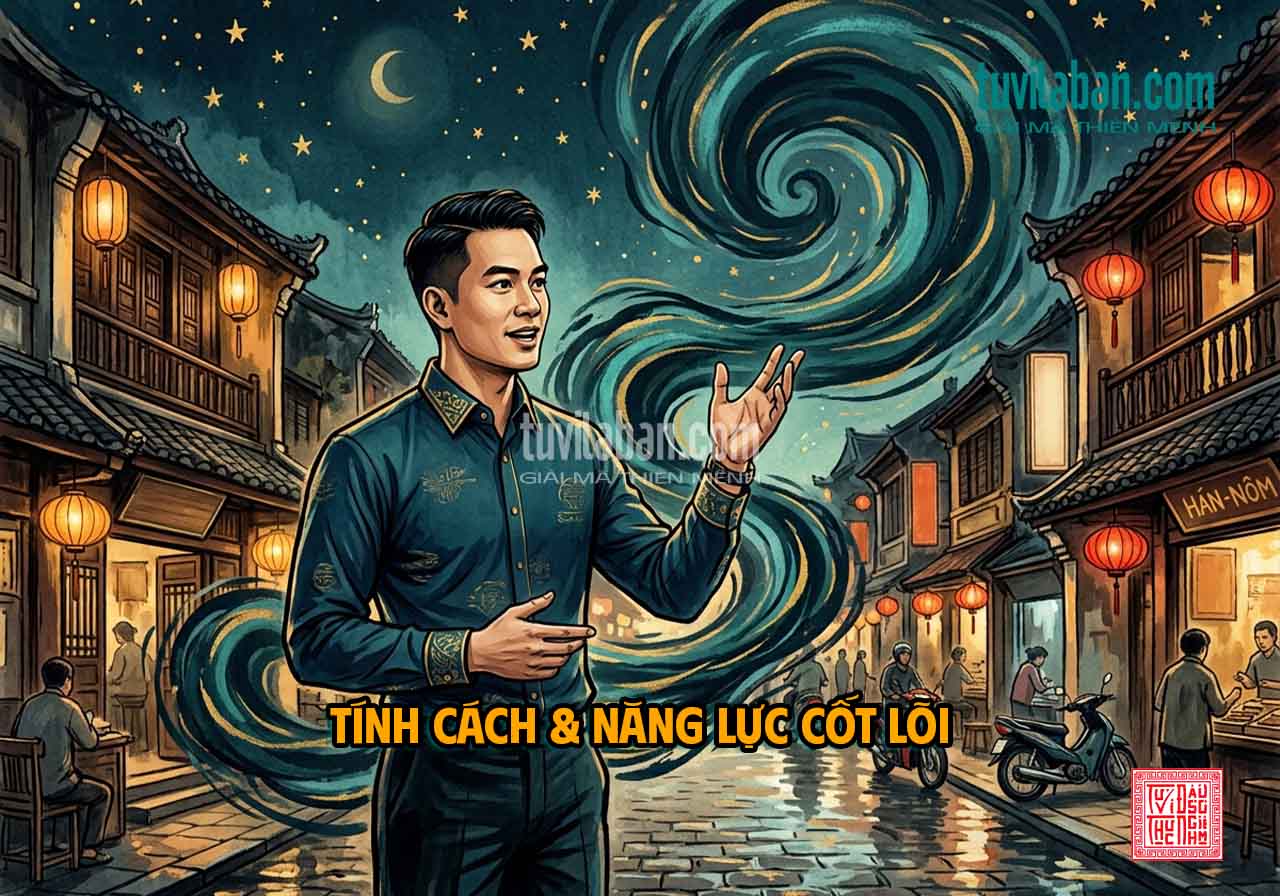 CỰ MÔN TẠI CUNG MỆNH – BIỂU HIỆN TÍNH CÁCH & NĂNG LỰC CỐT LÕI