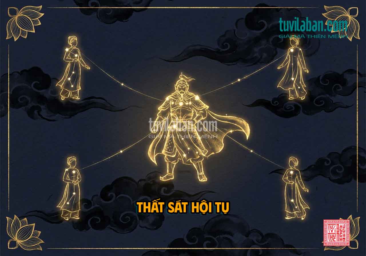THẤT SÁT Tọa THÌN Gặp Sao Khác – Tổ Hợp & Biến Hóa