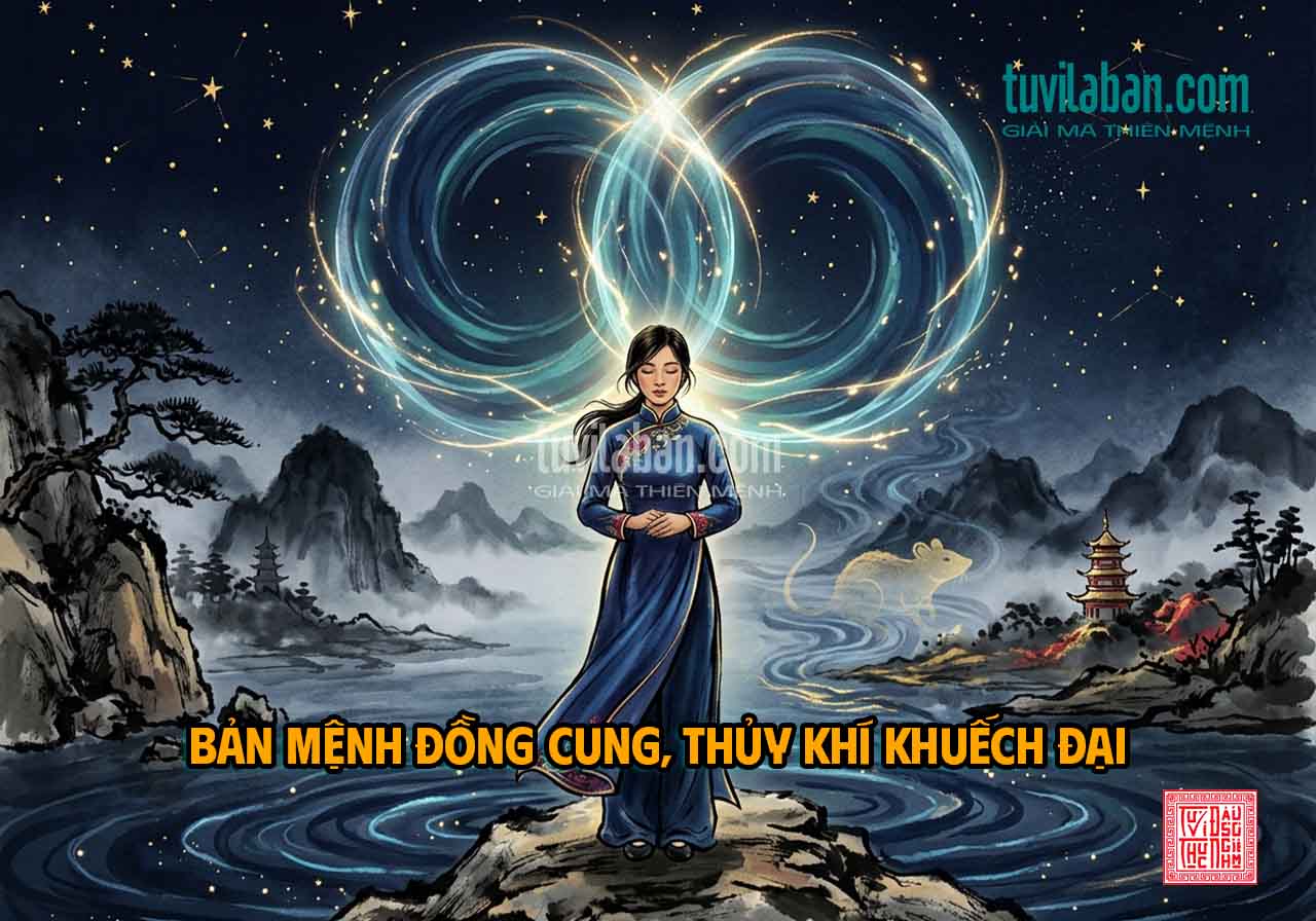Tử Vi Tháng 11 Âm Lịch Tuổi Tý: Cục Diện Đồng Cung & Thủy Tương
