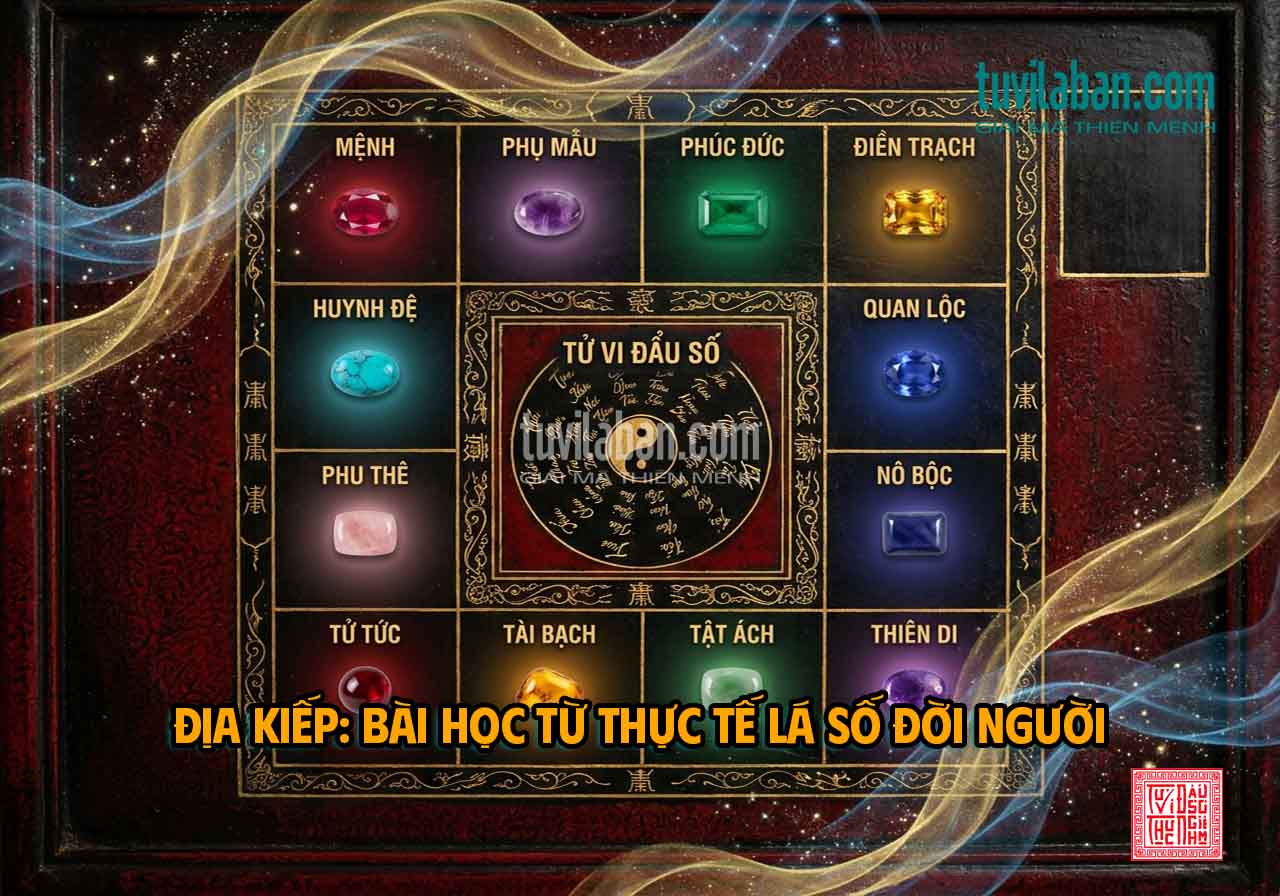 ĐỊA KIẾP Đóng Tại Từng Cung — Biểu Hiện Có Điều Kiện