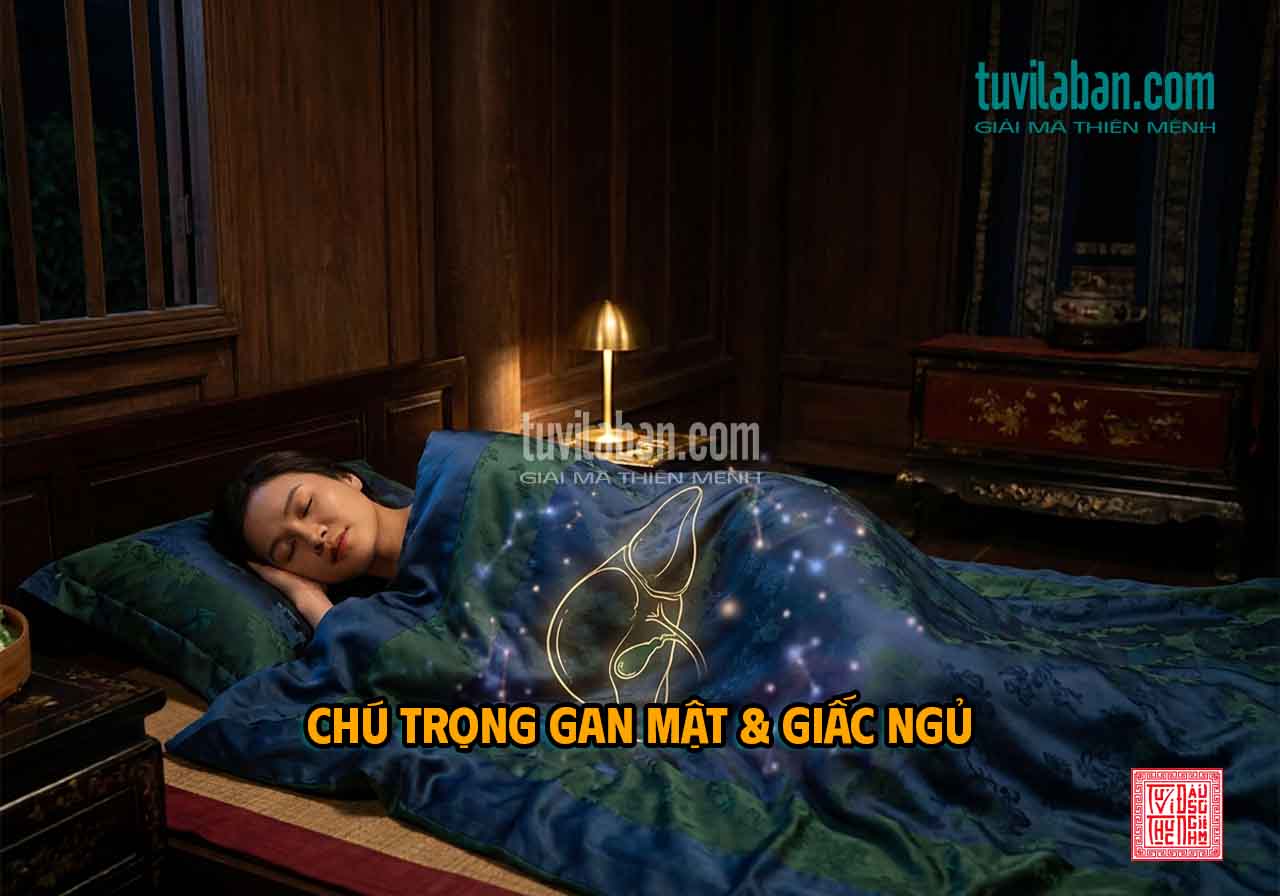 SỨC KHỎE TUỔI DẦN THÁNG CANH TÝ: CHÚ TRỌNG HỆ GAN MẬT VÀ GIẤC NGỦ