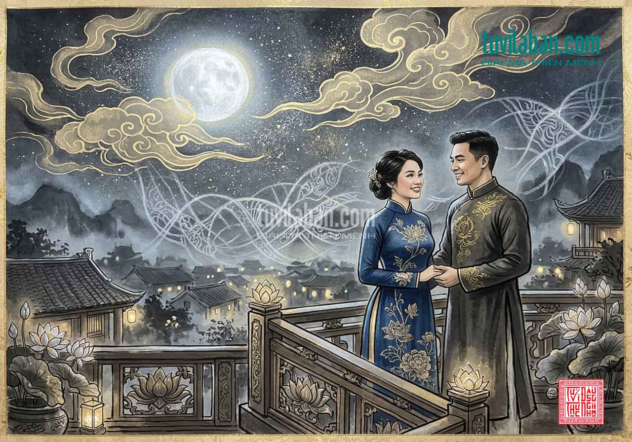 Ví Dụ Lá Số Thực Tế — THẤT SÁT Trong Hôn Nhân Hiện Đại