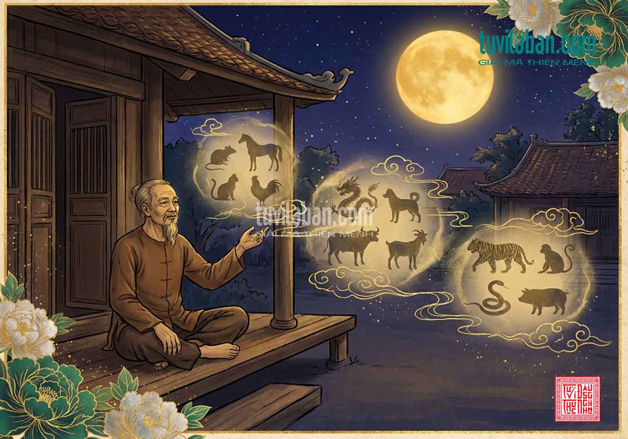 BA NHÓM TUỔI TỨ HÀNH XUNG CHÍNH TRONG TỬ VI ĐẨU SỐ