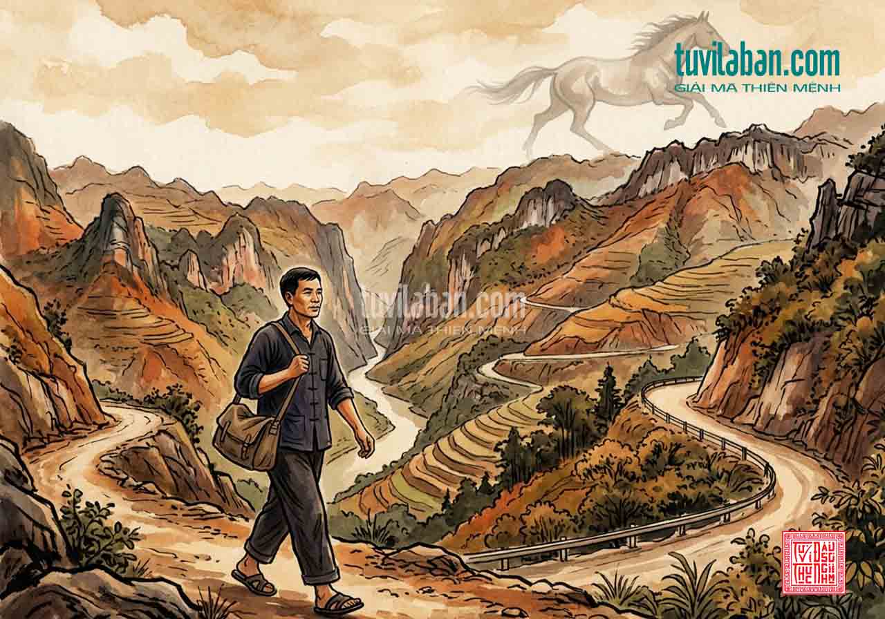 Sao Thiên Mã trong Tử Vi Đẩu Số — bản chất hành Hỏa và cách an sao tại Tứ Sinh