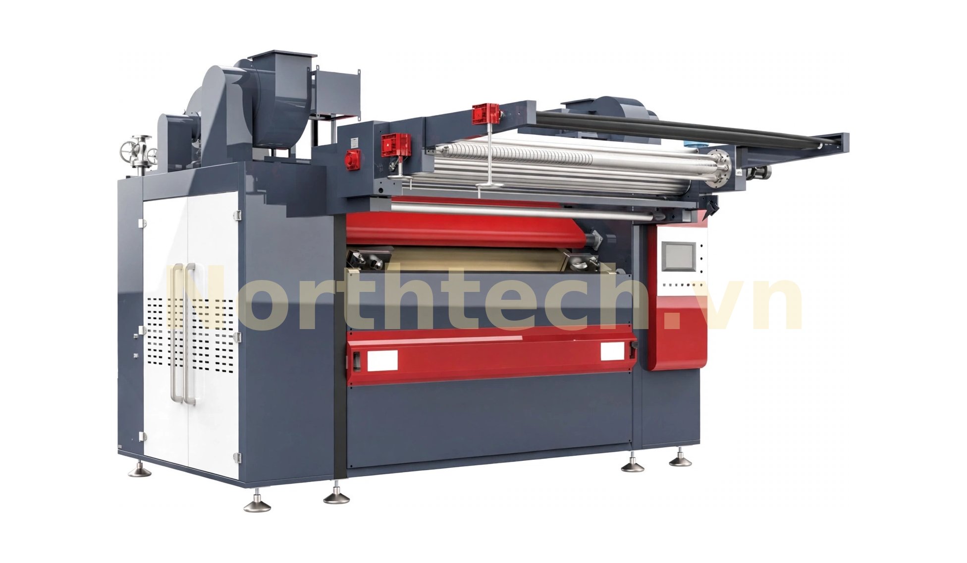 Máy phòng co vải liên tục KL-DECATIZING-38