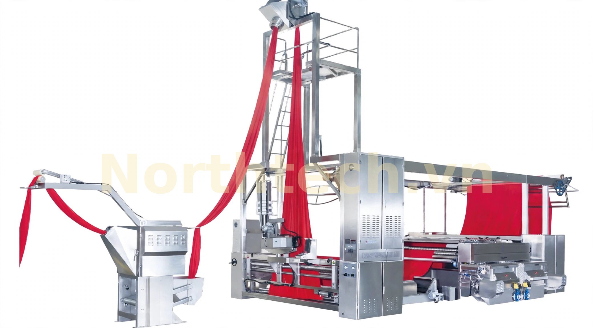 Máy phòng co tự động giặt, vắt liên hoàn