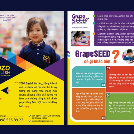 ZOZO ENGLISHZO TỜ RƠI